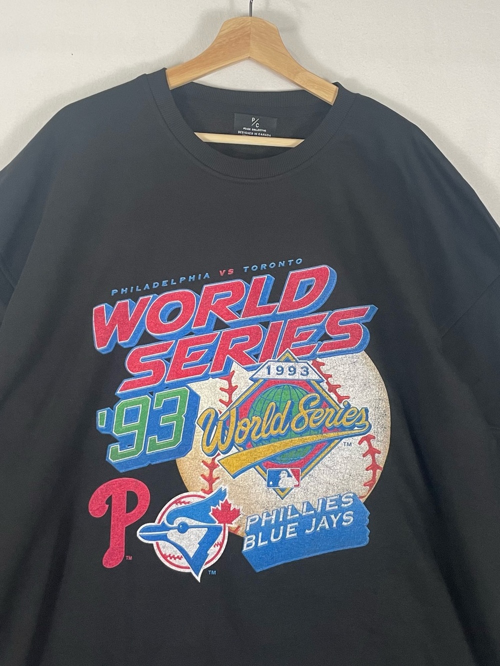 Peace collective Blue Jays 1993 World Series Phillies Sweatshirt Crewneck Sz 3XL